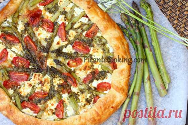 Галета зі спаржею та козячим сиром | Picantecooking