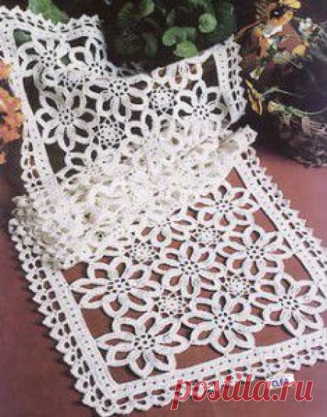 Бесплатно вязание крючком скатерть структуры | Free Crochet Patterns &amp; Free вязания салфетка полотенце Edge структуры crochê кружева