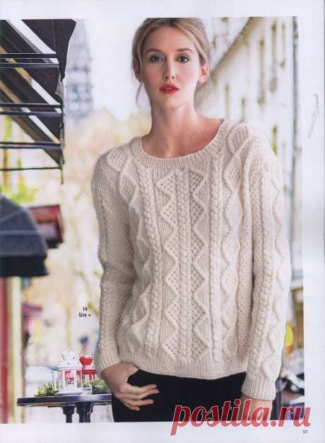 Джемпер из Vogue-knitting