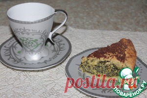 Баскский пирог с маковым заварным кремом - кулинарный рецепт