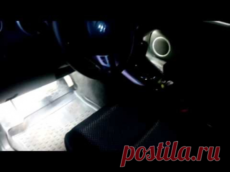 Suzuki Grand Vitara Подсветка ног - YouTube