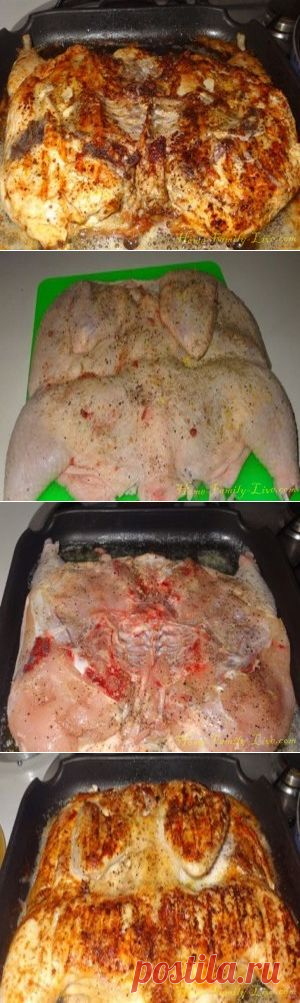 Цыпленок табака - пошаговый рецепт с фотоКулинарные рецепты