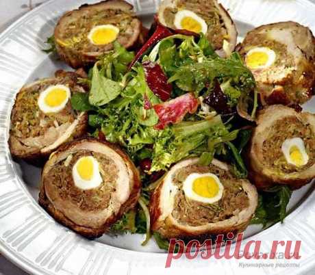 РЕЦЕПТЫ РУЛЕТОВ С МЯСНОГО ФАРША.