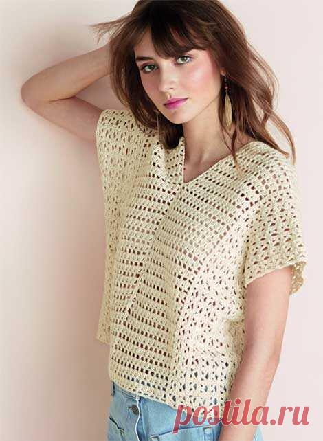 Летние топы крючком | Краса Елена | Дзен