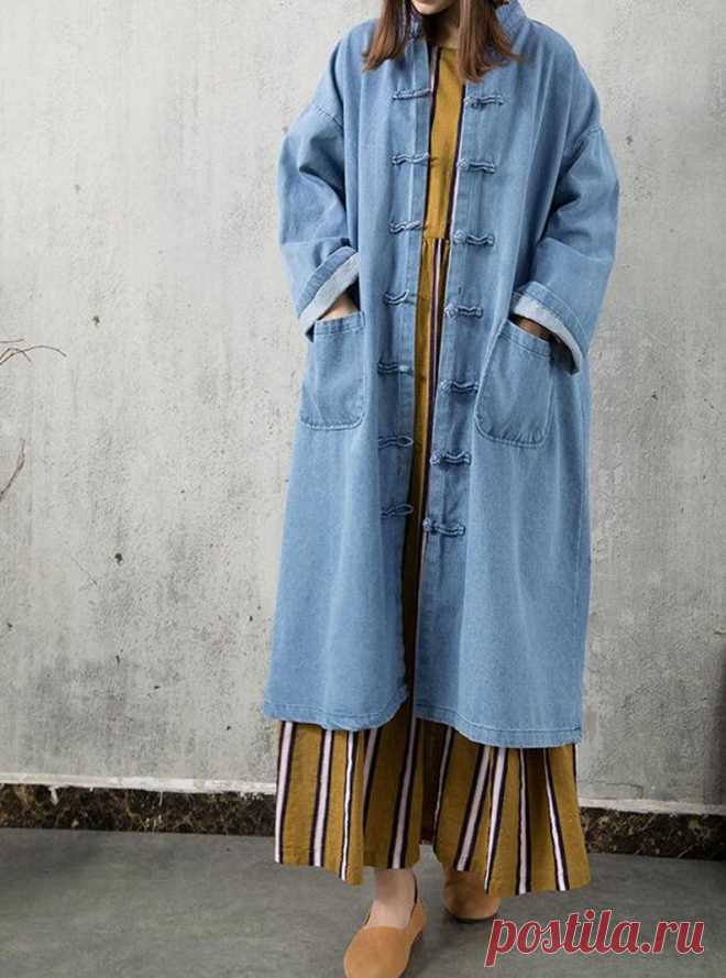 Women denim Dresses Light blue Dresses Loose Fitting top | Etsy