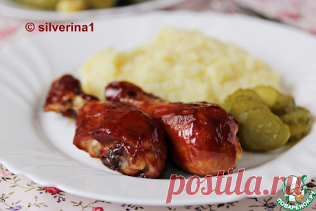 Куриные ножки в острой глазури Кулинарный рецепт