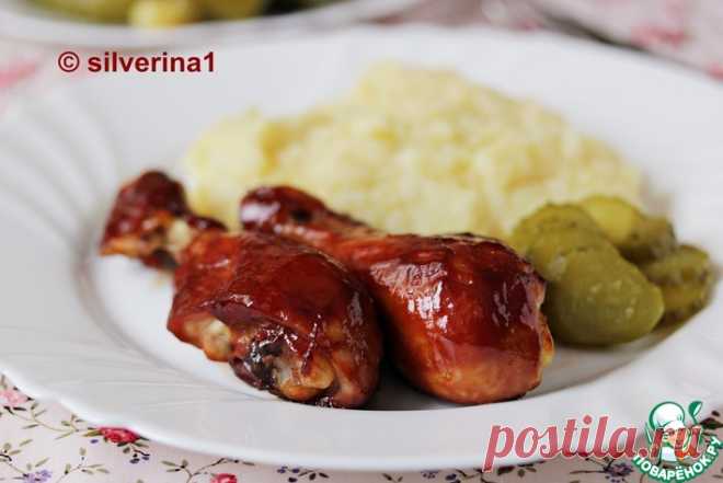 Куриные ножки в острой глазури Кулинарный рецепт