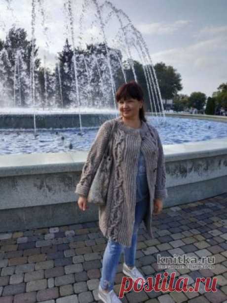 Кардиган спицами для полных женщин, 30 моделей со схемами, Вязание для женщин