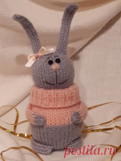 #игрушки_спицами #амигуруми_зайка #игрушкиLoveKathyToys