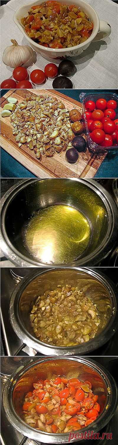 Закуска из каштанов. Фото-рецепт