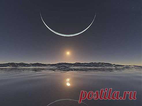 Восход солнца на полюсе