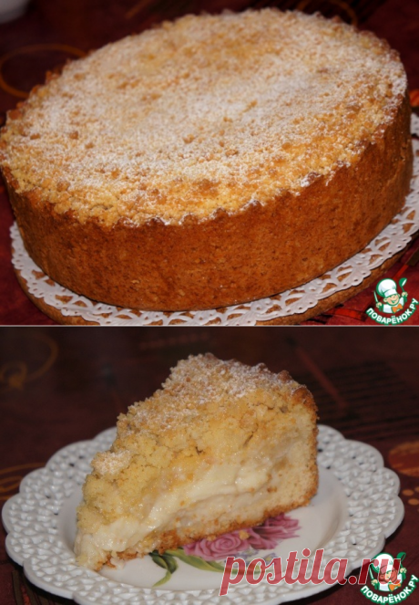 Царский яблочный пирог – кулинарный рецепт