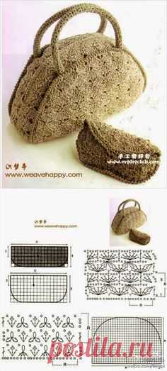 (83) BOLSO A CROCHET PUNTO COCODRILO PARTE 1 | Crochet