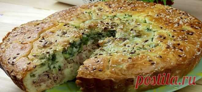 Заливной пирог с сайрой - восхитительно вкусная закусочная выпечка