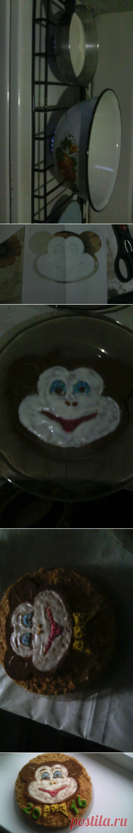 Рыжик - сладкий обезьян. Тортик / Символ 2016 года