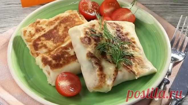 Блинчики с Моцареллой. Быстро и Вкусно!