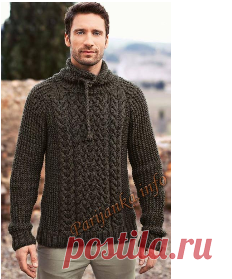 Пуловер (м) 162 Creations 2015/2016 Bergere de France №4728