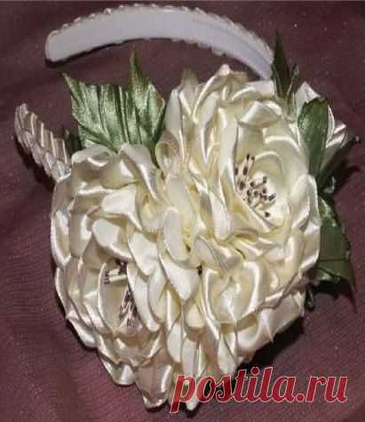 Красивые и простые цветочки из ткани и лент / Прочие виды рукоделия / Цветы из ткани