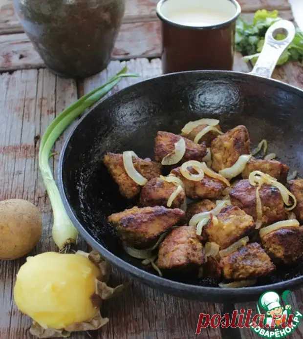 Печень жареная в чесночном маринаде - мягкая, нежная, ароматная - Ваши любимые рецепты - медиаплатформа МирТесен