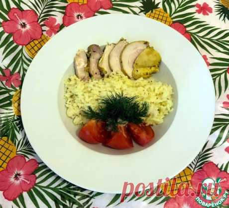 Отварной рис на чесночном курином бульоне Кулинарный рецепт