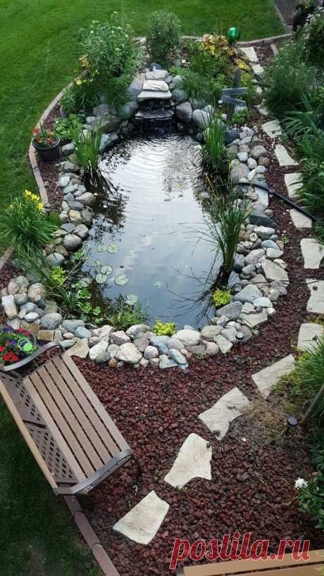 Ландшафтный дизайн для места отдыха во дворе