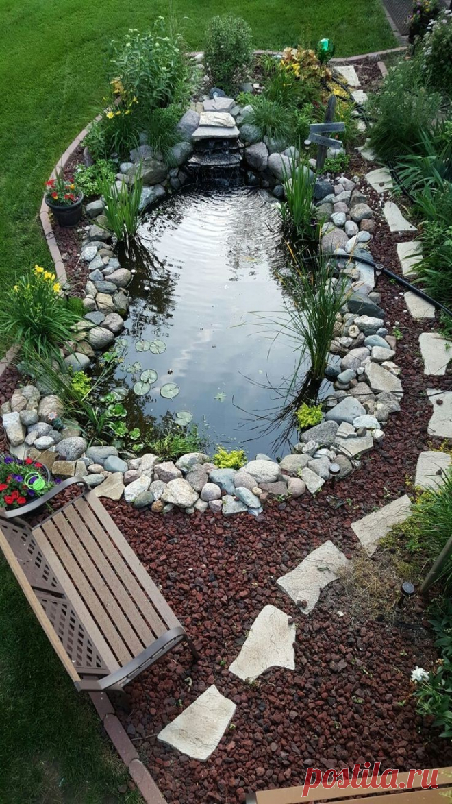 Ландшафтный дизайн для места отдыха во дворе