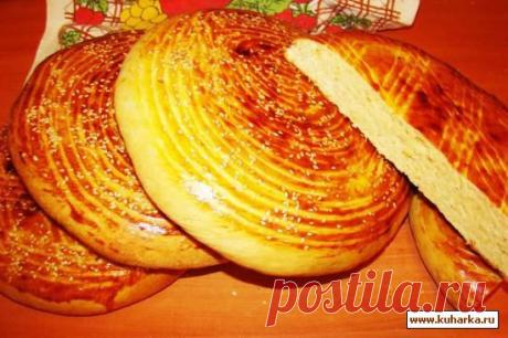 Рецепт: Кёмбя (молочный сладкий хлеб) национальная выпечка