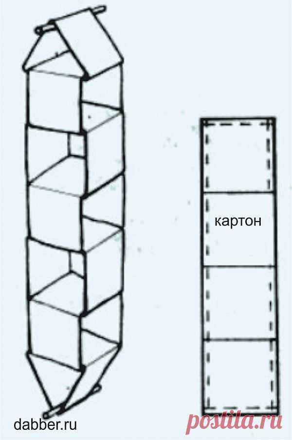 Полка из ткани своими руками