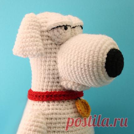 Брайан Гриффин: схема вязаной игрушки Данная схема вязания поможет вам создать интересную вязаную игрушку - Брайана Гриффина.