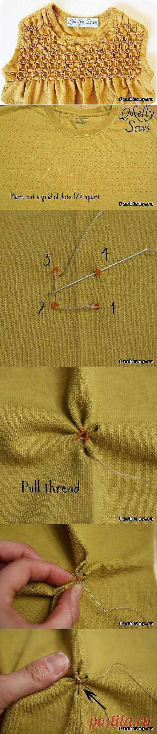 Декорирование одежды буфами. / Handmade / Своими руками / Pinme.ru / Anna