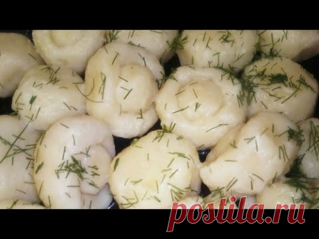 Необычный Гарнир. "Шампиньоны" на гарнир.