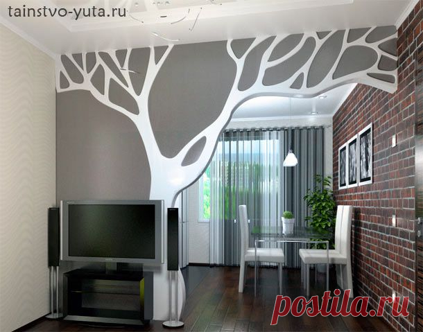 Рукотворные чудеса или  интерьера из гипсокартона