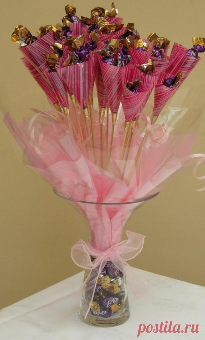 Поделки из конфет: 80 фото лучших вариантов для реализации творческого потенциала