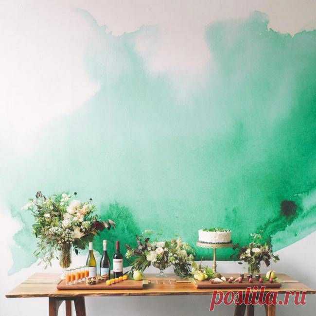 Тренд сезона: техника покраски Half-painted walls - Дизайн интерьеров | Идеи вашего дома | Lodgers