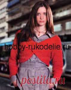 Хобби (рукоделие своими руками): вышивка, вязание » Архив блога » Болеро победительница – вязание крючком