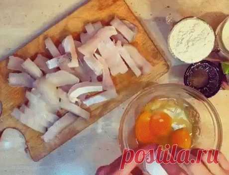 РЫБА В ЛУКОВОМ КЛЯРЕ Луковый кляр это просто Находка!