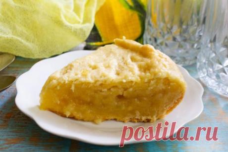 Нежный лимонный пирог: много начинки, мало теста | Кухонный Сумбур Пульс Mail.ru