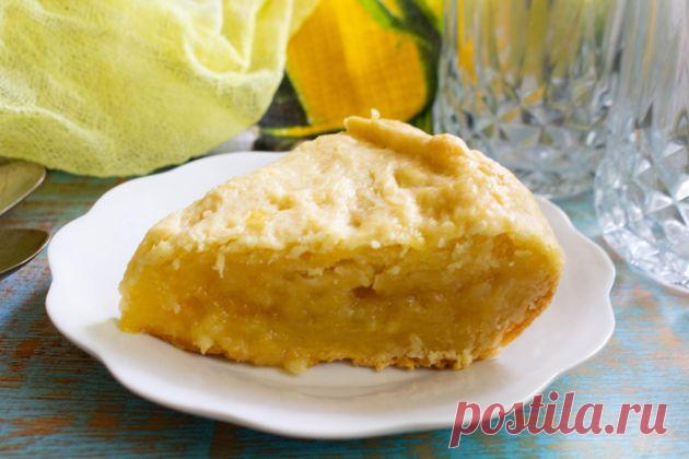 Нежный лимонный пирог: много начинки, мало теста | Кухонный Сумбур Пульс Mail.ru