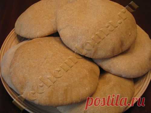 Пита — традиционный арабский хлеб — лепешка | Печём дома