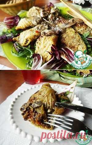 Голубцы из савойской капусты с чечевицей - кулинарный рецепт