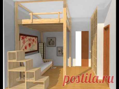 SMALL APARTMENT IDEAS - LOFT BED