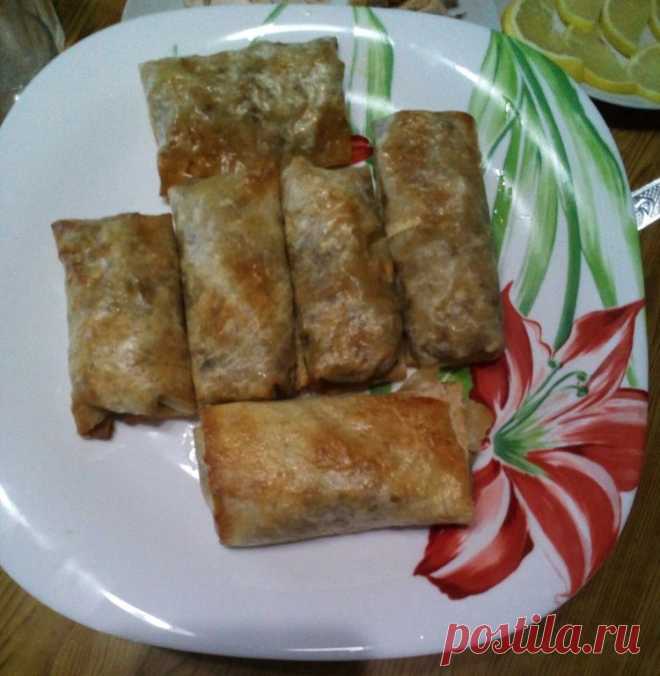 Трубочки из армянского лаваша - Простые рецепты Овкусе.ру