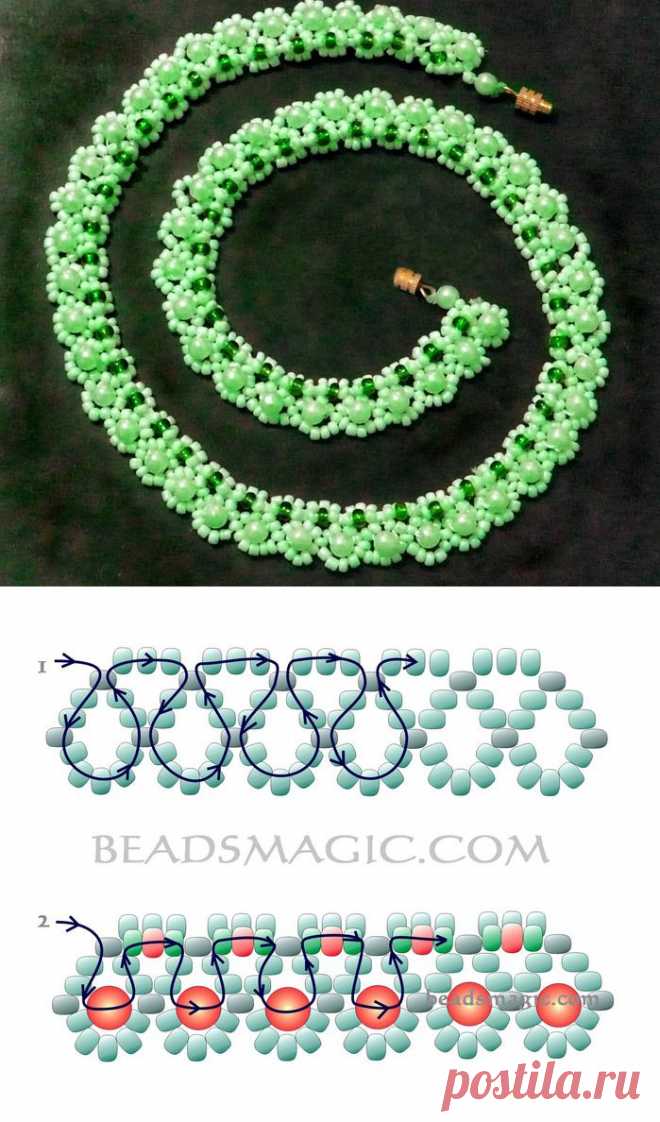 Великолепное ожерелье "Mint"..