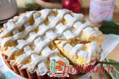 🥧 Яблочный пирог с заварным кремом
#рецепты