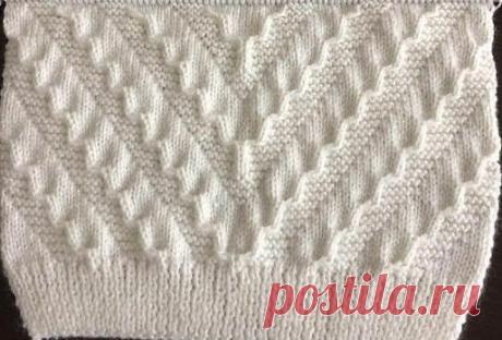 Вяжем красивую волну