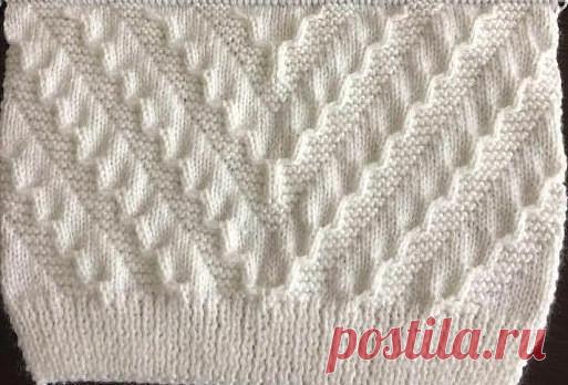 Вяжем красивую волну