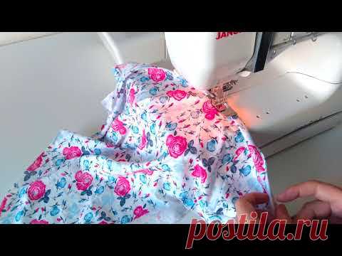 Окантовка срезов из основной ткани в женских трусах. МК+выкройки