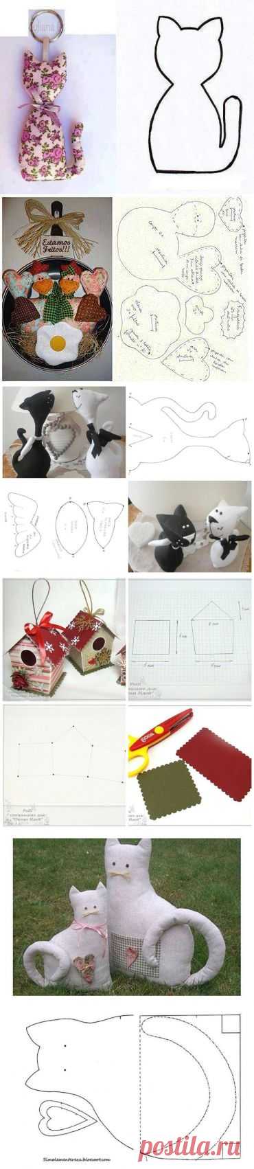 Большая подборка выкроек для мягких игрушек - Рукоделие