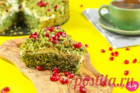 Лесной мох – вкусный зеленый пирог - Ваш DIY лесной мох, зеленый торт, diy, сделай сам, рецепт, шпинат, вкусные поделки, пирог со шпинатом, do it yourself, сладкий рецепт