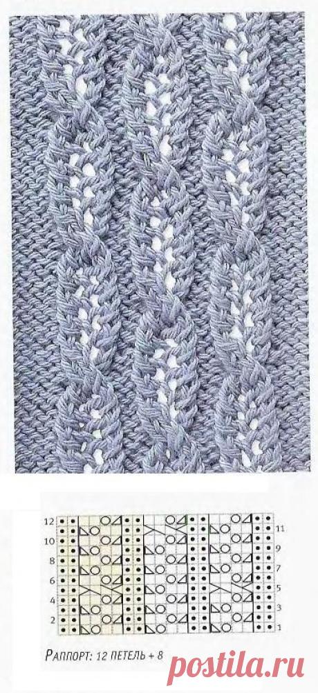 Все, что может пригодиться))): Ажурные узоры для спиц